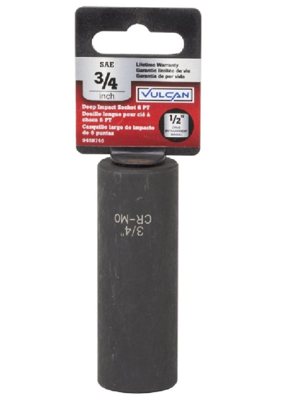 Vulcan MT6580176 SAE Impact Socket, 1 2 Inch Drive Hot on Sale - Image 2