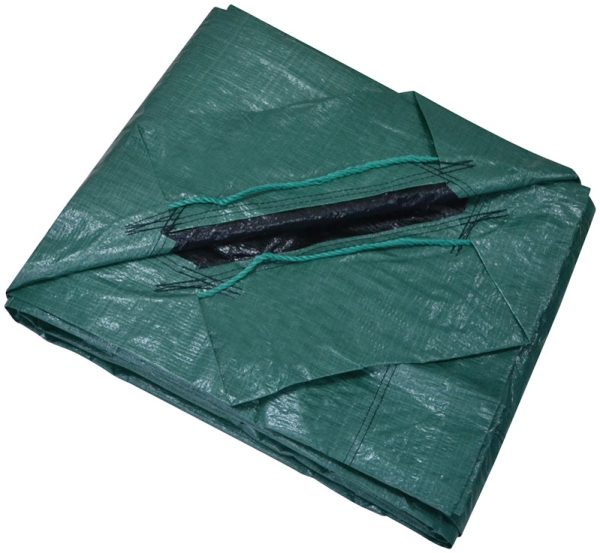 Prosource Y0909GG140 Poly Yard Tarp With Drawstring, 9  x 9  For Cheap