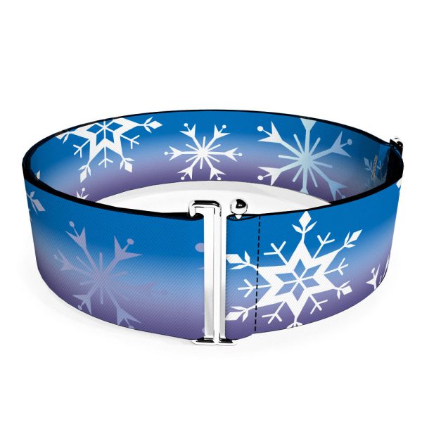 Cinch Waist Belt - Frozen II Snowflakes Blues Purples White on Sale